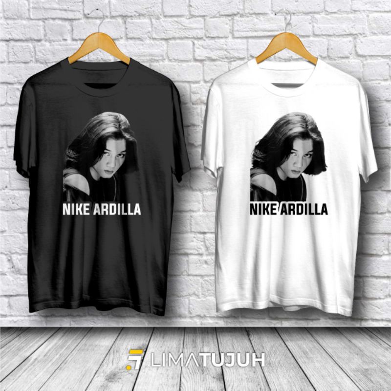 Baju Kaos Penyanyi Nike Ardilla 3D Bahan Premium