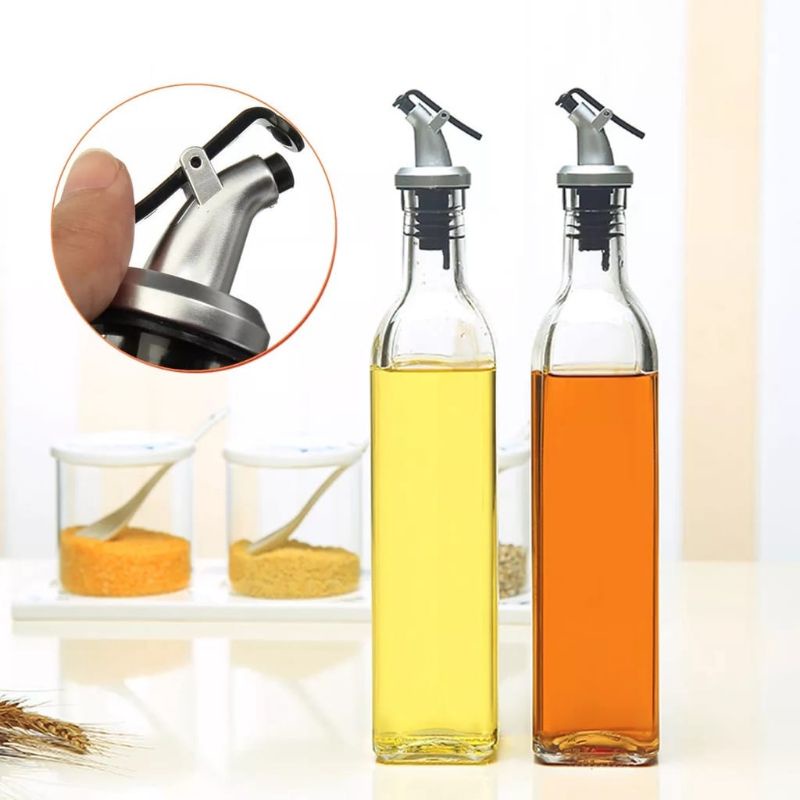 Botol Minyak Kaca 500ml Glass Oil Bottle Dispenser Sauce Vinegar 500 ml