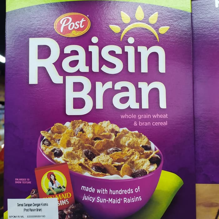 

Post Cereal Raisin Bran Juicy Sun-Maid Raisin 567gram