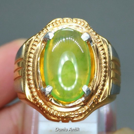 batu cincin lumut sungai dareh kristal natural