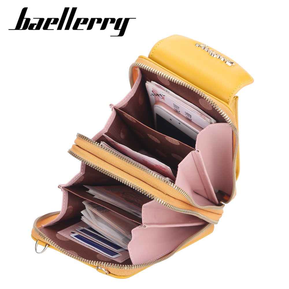 BAELLERRY N5016 Tas Selempang Wanita Dompet Panjang Wanita Dompet Handphone Sling Bag WATCHKITE WKOS