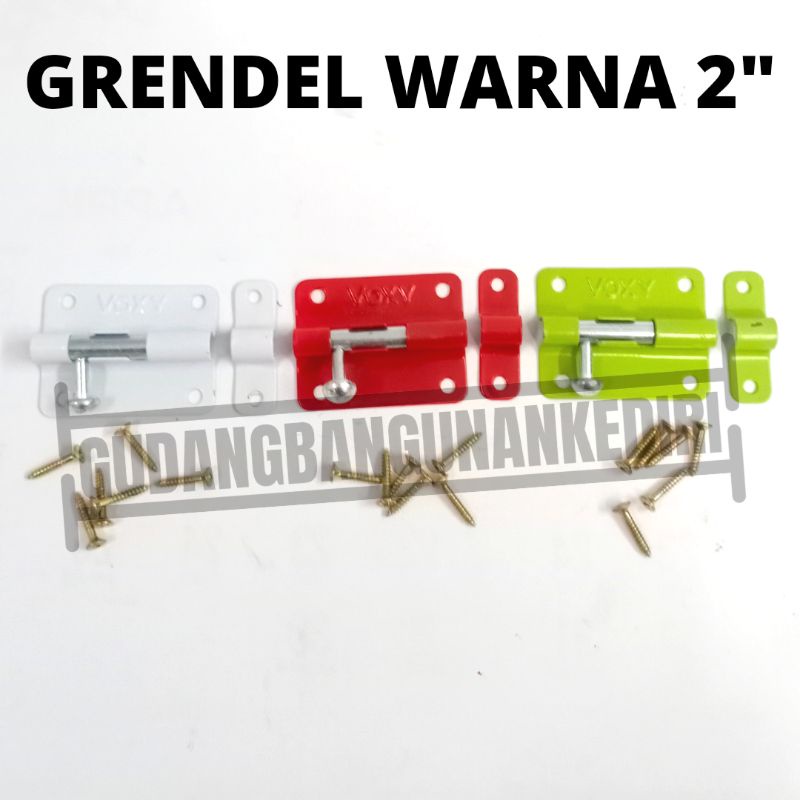 gerendel Grendel slot selot warna kunci lemari voxy grendel voxy 2 inch