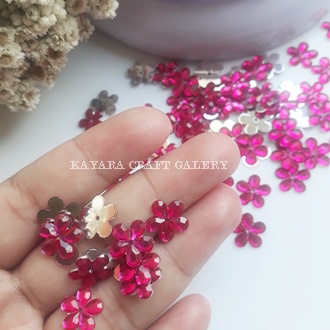 Payet Bunga/Resin Diamond Bunga/Payet Bunga Termurah Per Lusin