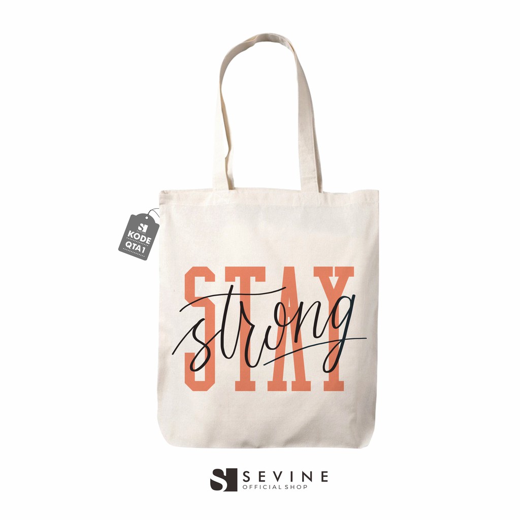 Sevine Tas Tote Bag  Resleting Fashion Wanita Totebag Custom - QTA