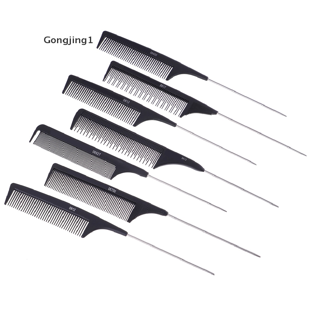 Gongjing1 Sisir Rambut Profesional Bahan Stainless Steel