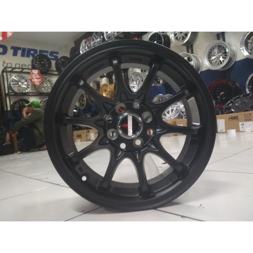 Velg Ring 15 Untuk Sigra Model Hiroshima Warna Black