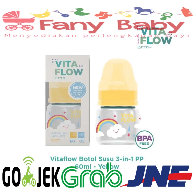 Vita Flow Multi Purpose Baby Bottle 60ml