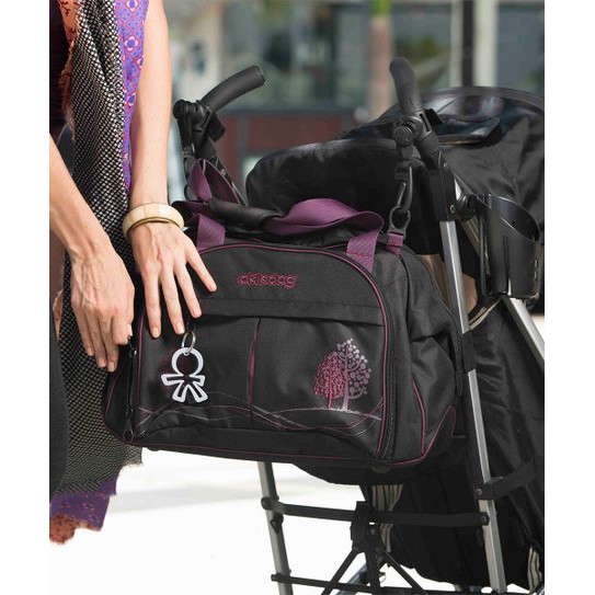 okiedog Dahoma Shuttle Bag (Black/ Purple)