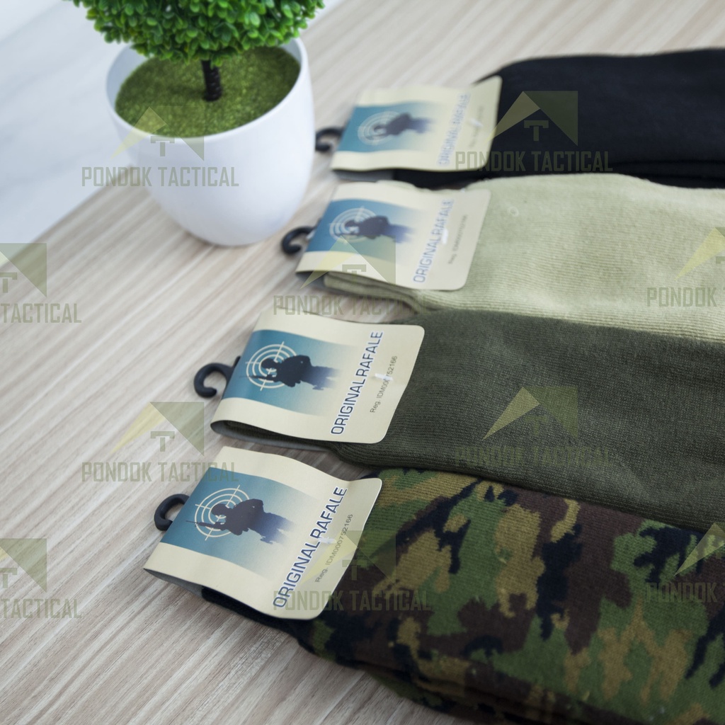 Kaus Kaki PDL / PDH Original Rafale Tebal / Kaos Kaki Tactical Pol PP TNI POLRI Pria Wanita