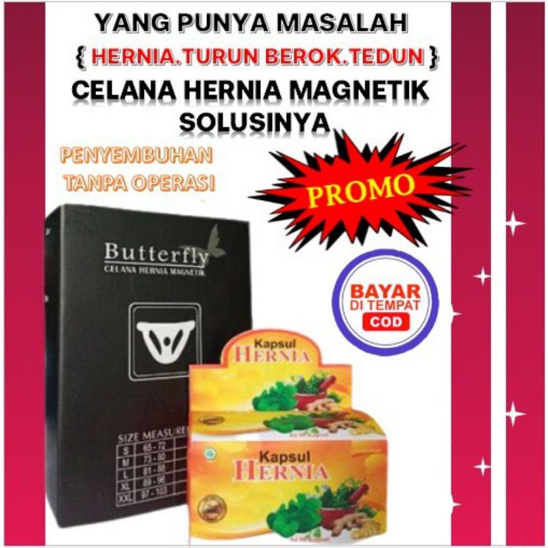 celana Hernia magnetik Butterfly Original dan obat Hernia penyembuh Hernia tanpa operasi