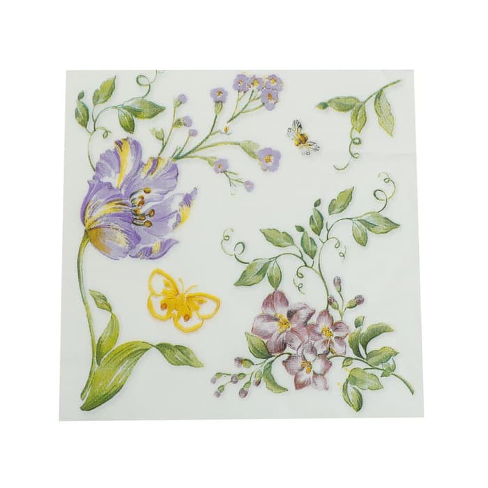 Decoupage Napkin - Tissue Decoupage 2Ply FL-Flower Vines