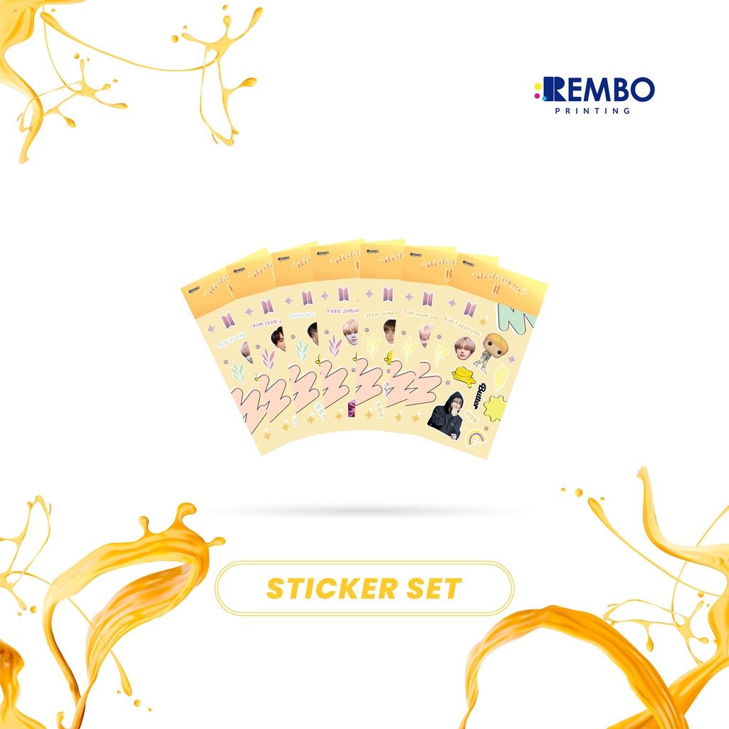 REMBO PRINTING - PROMO PAKET UNOFFICIAL MERCHANDISE SET BTS BUTTER