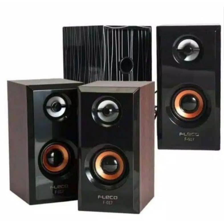 Speaker Salon Aktif Komputer Fleco F-017//Salon Komputer Usb & Aux//Fleco 017