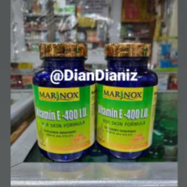 MARINOX VITAMIN E 400IU ANTIOKSIDAN AND SKIN FORMULA ISI 30 SOFGEL
