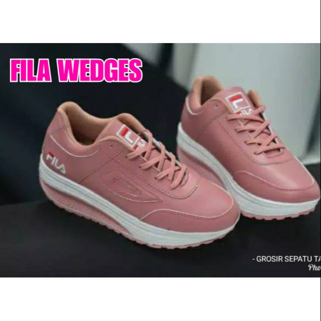 Fila wedges fila korea fila tinggi sepatu fila murah sepatu fila wedges