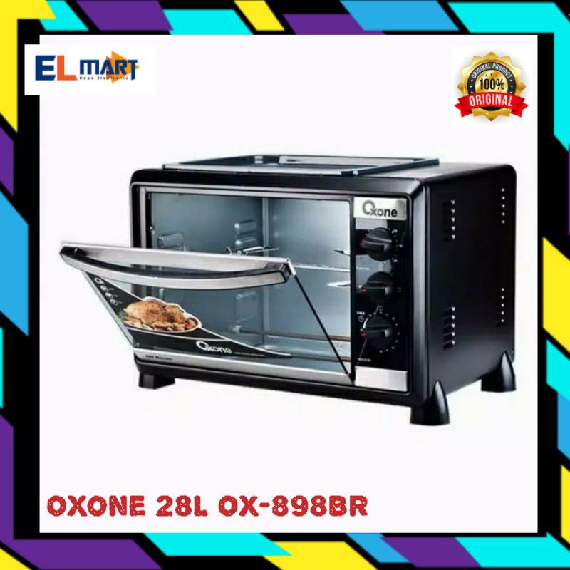 OXONE Oven 18L 4in1 OX 858BR  -858 BR Pemanggang Ayam Panggangan Sosis 18 Liter