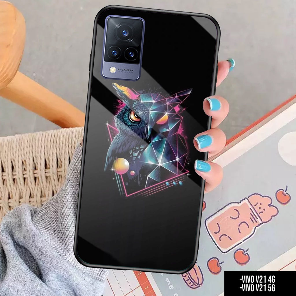 CASE VIVO V21 4G / V21 5G - Casing VIVO V21 4G / 5G Terbaru TOP ONE CASE [ OWL ] Silikon VIVO V21 4G