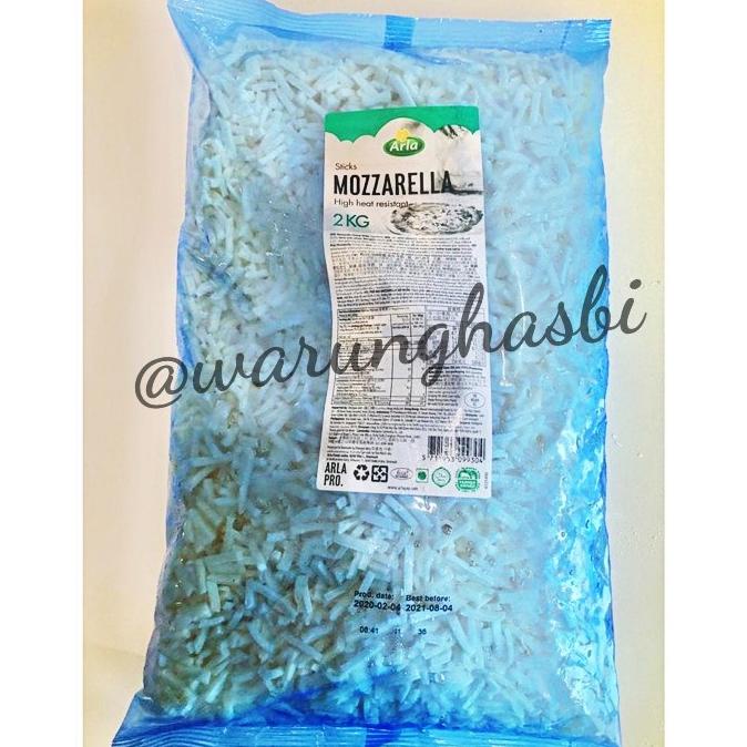 

(BISA COD) 1kg ARLA shredded mozarella stick (repack) BIG SALE Kode 269