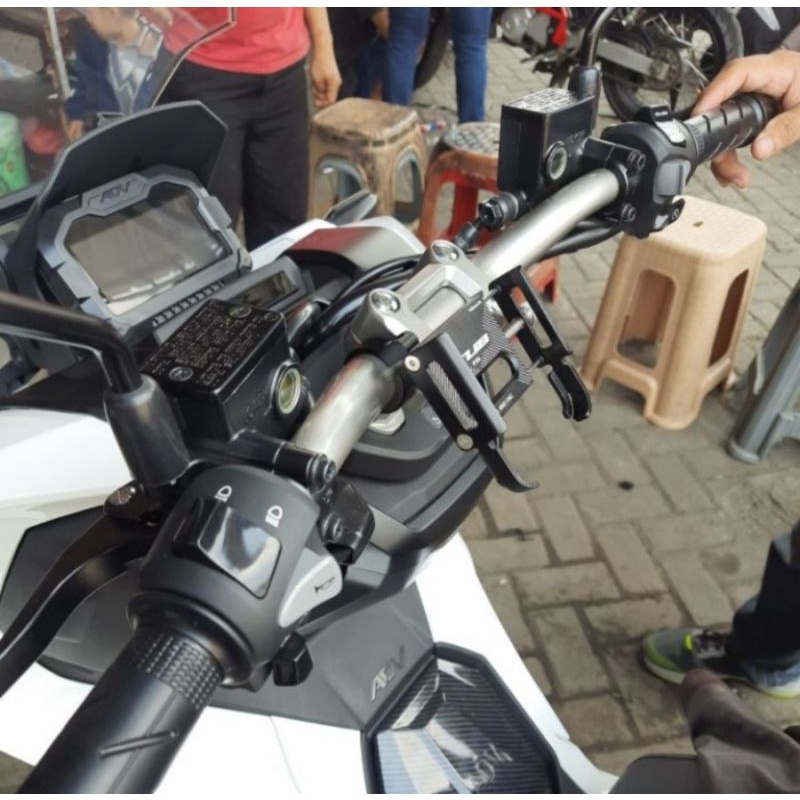 Holder gub P30 holder hp motor besi stang honda ADV 160 ADV 150