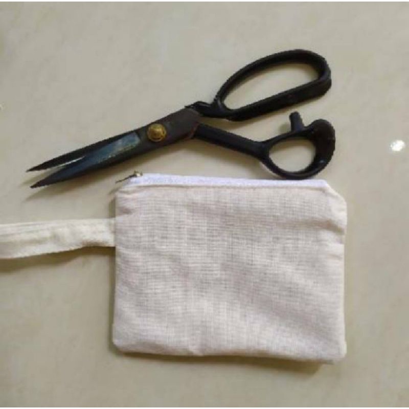 Dompet 10x15 cm / Souvenir Custom /Souvenir Pouch Kain Blacu Great A Tebal Desain Suka Suka / Blacu 