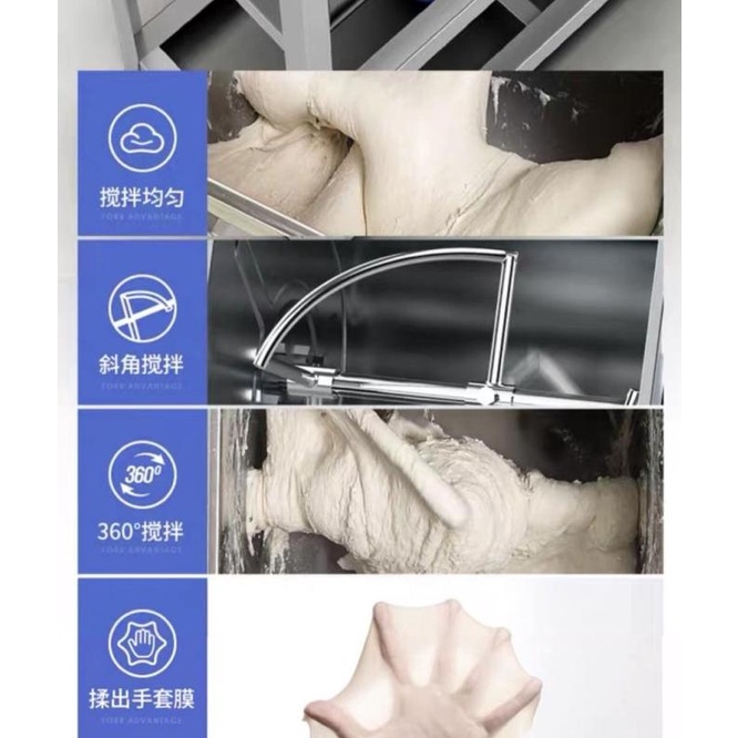 Mesin Pengaduk Adonan Tepung 25Kg - Hmj 25Kg