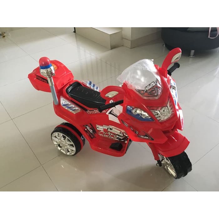 MOTOR AKI MOTORAN CHARGE POLISI POLICE TOP TOYS REGULER HWR