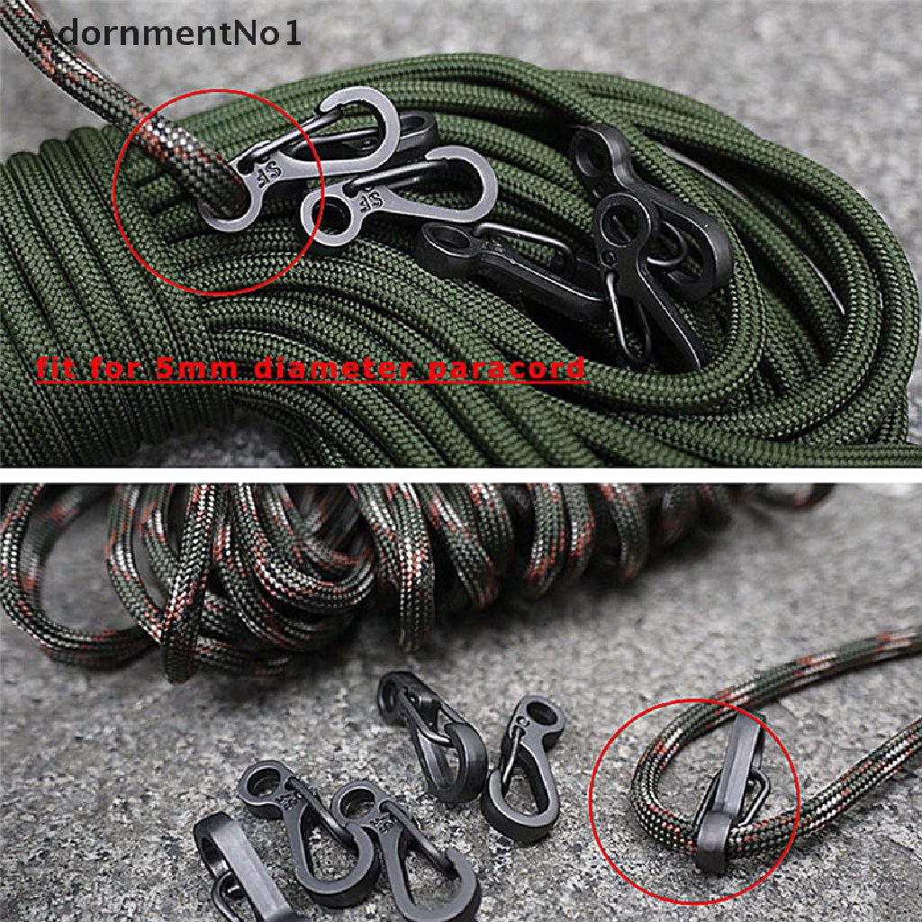 (AdornmentNo1) 5pcs Gesper Carabiner Mini Dengan Per Untuk Mendaki Gunung