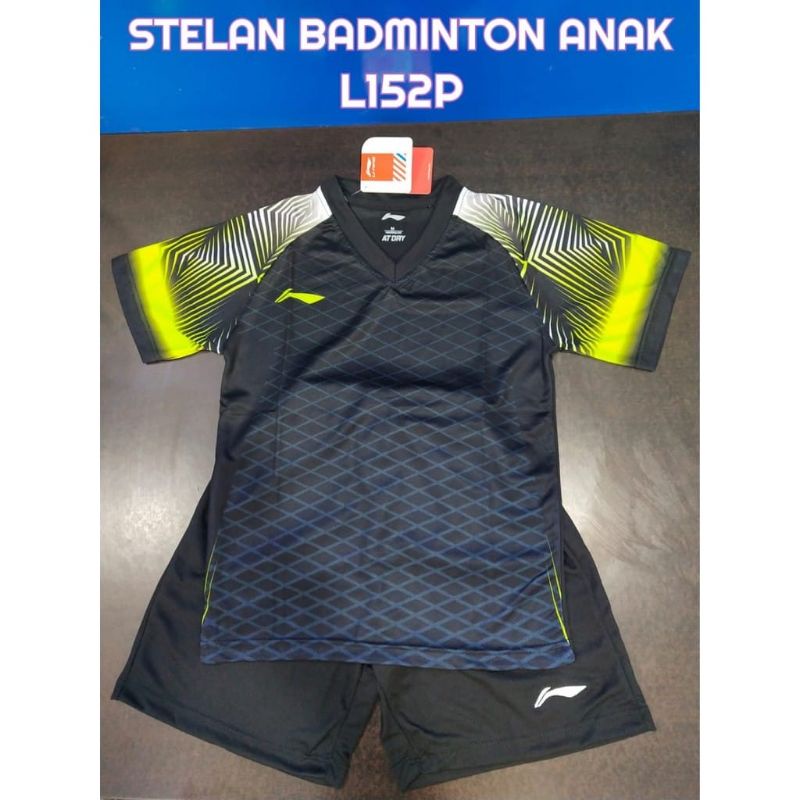 BAJU BADMINTON ANAK ANAK/SETELAN ANAK BULUTANGKIS LINING