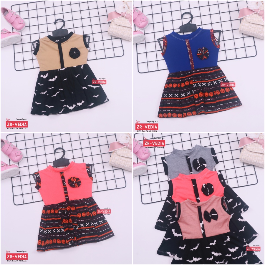 Dress Bilqis uk Bayi 3-18 Bulan / Dres Yukensi Murah Baby Baju Anak Perempuan Gaun Pesta Pakaian kiosbalitaaprilia