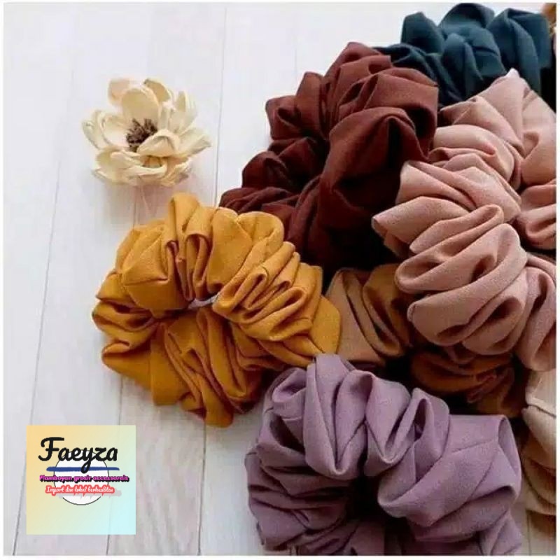 ikat rambut/ cempol/ scrunchie (6pcs)