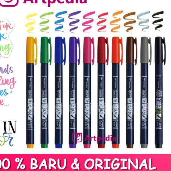 

♝ Tombow Fudenosuke Brush Pen Hard Color / Fudenosuke Colors Brush Pen - Yellow ♤