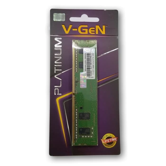 V-Gen Longdimm DDR4 4GB V GEN PC 17000 19200 21300 VGEN TIPE PLATINUM Resmi