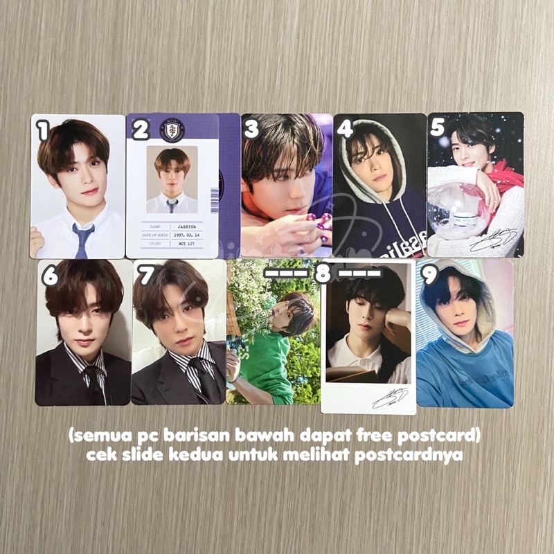 PHOTOCARD OFFICIAL JAEHYUN NCT 127 - B2S 2021 NCIT AR BEYOND LIVE NATURE REPUBLIC SLOWACID PC