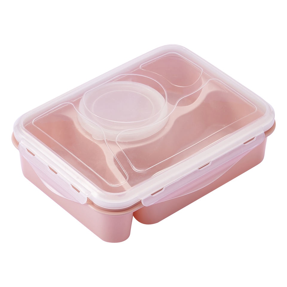 Tempat Makan Anak Lucu 4 Sekat Lunch box Kotak Makan