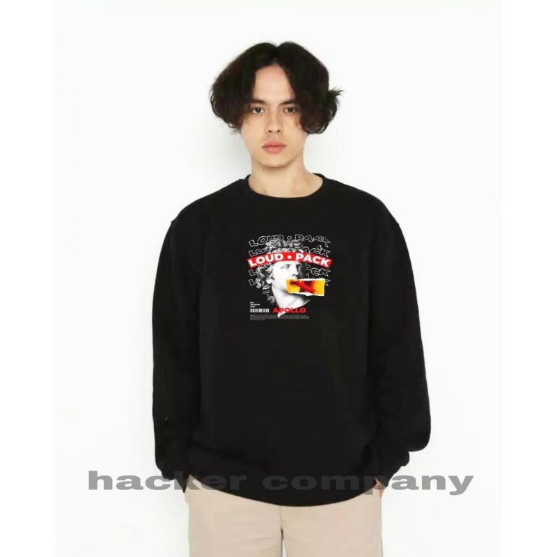 SWEATER CREWNECK PRIA ~ CREWNECK MOTIF