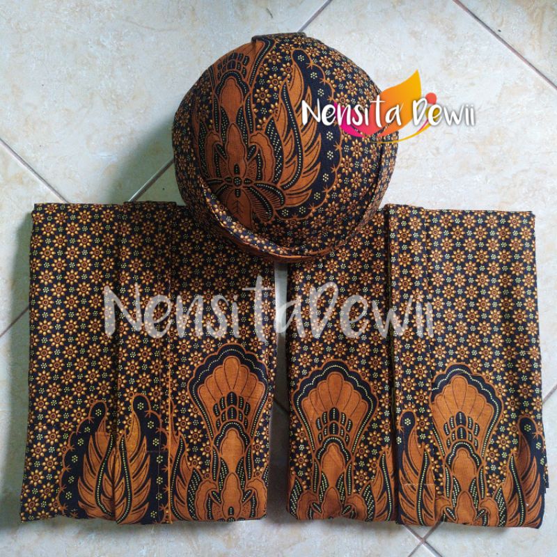 Set Baju Prewed Instan / Adat Jawa - Solo, Motif Truntum Garuda (Kode SPS06)