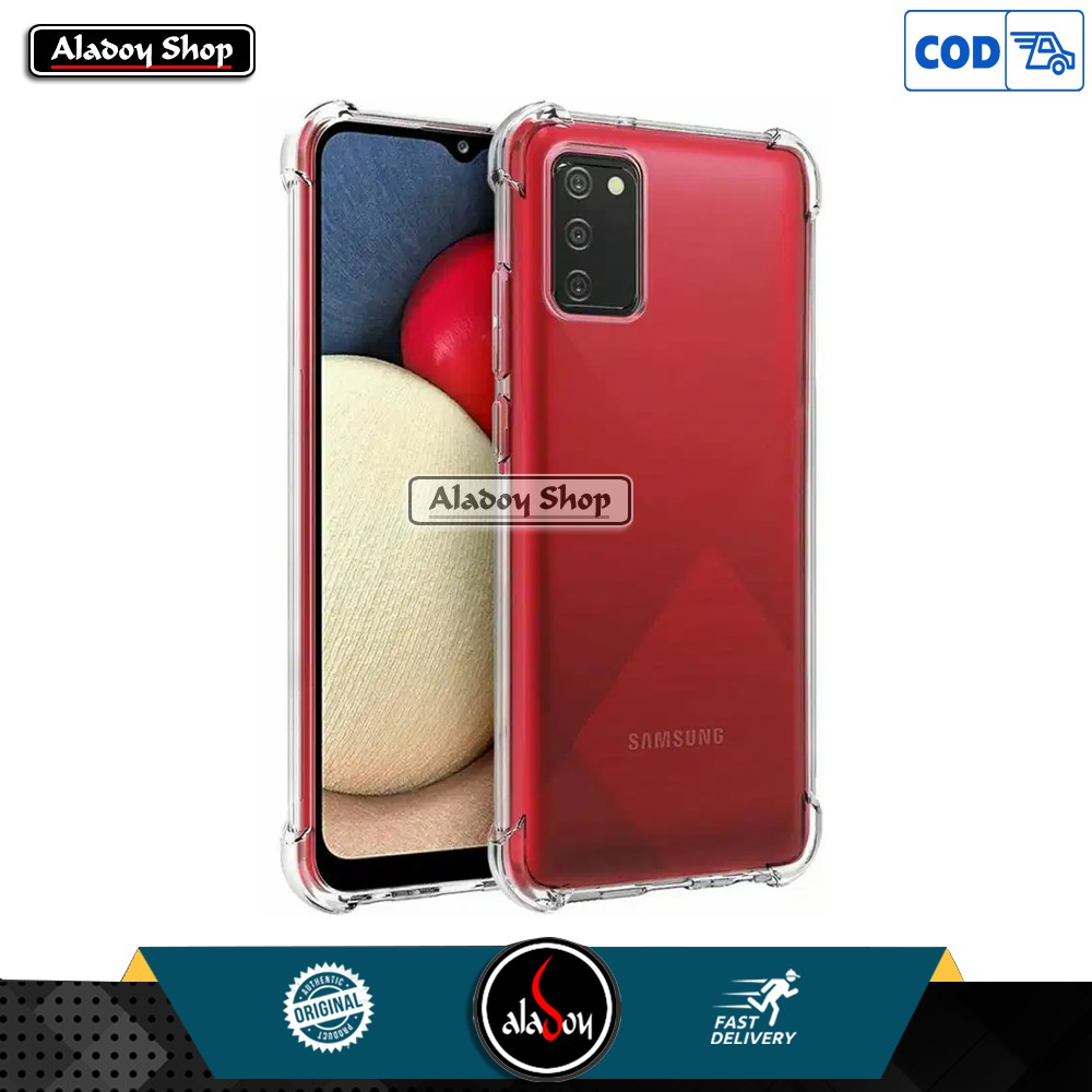 Case Samsung A02S Anti Crack Soft Case Premium Casing Transparent