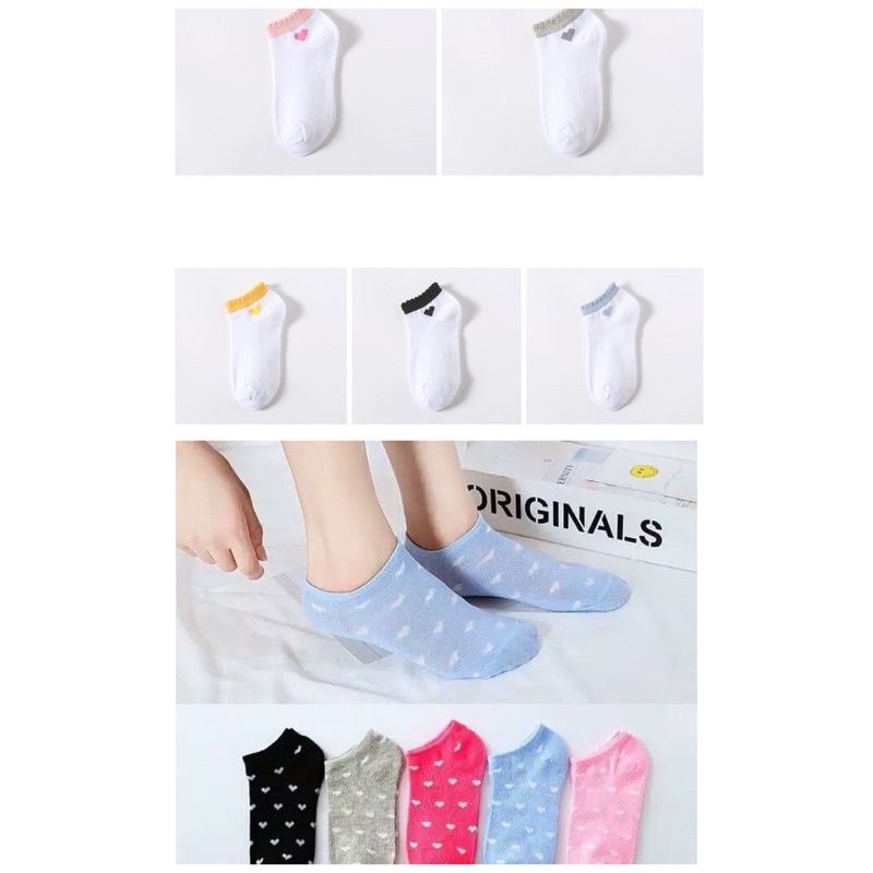 DK 15 Kaos Kaki Ankle Pendek Import Lembut Unisex DEWASA MURAH