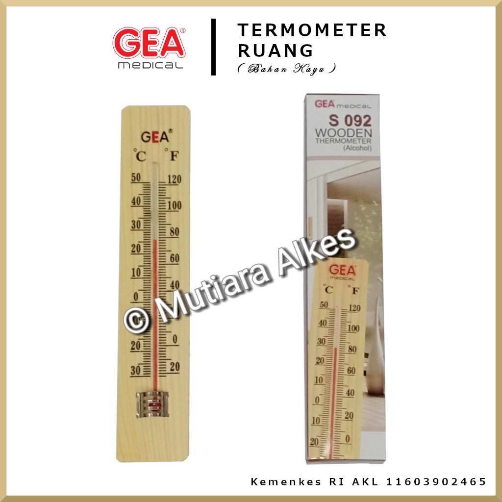 Termometer - Thermometer Ruang GEA - Kayu