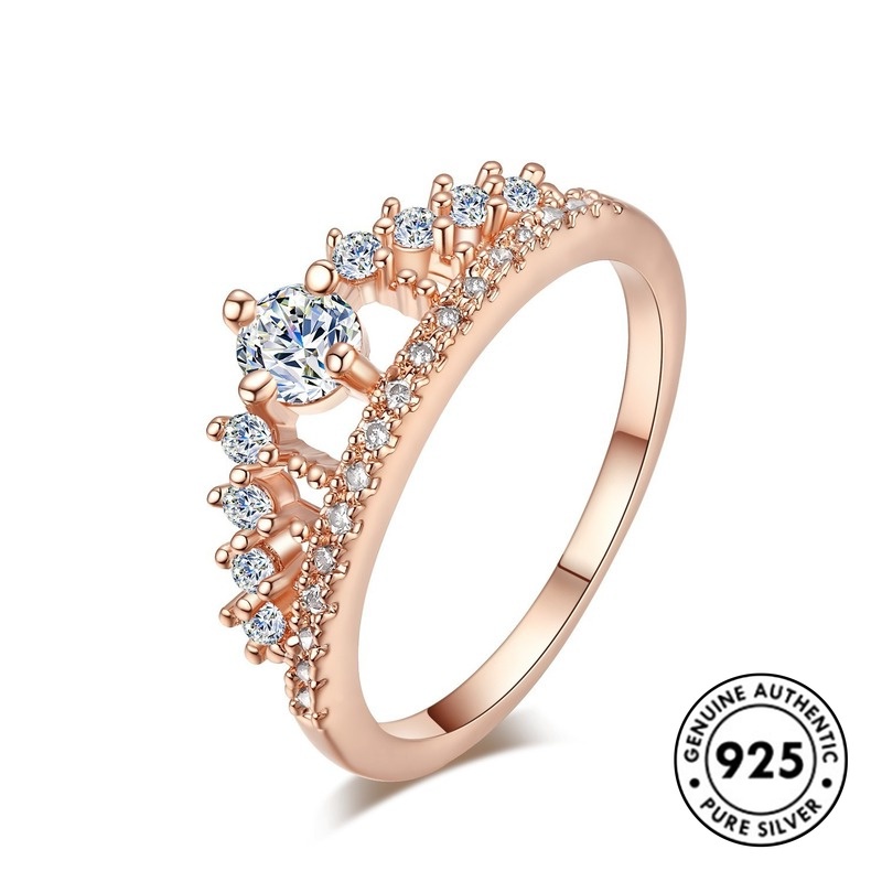 (S925) Cincin Emas 18k Untuk Wanita