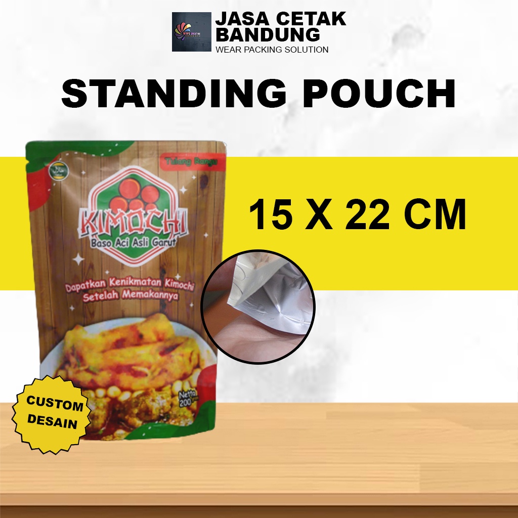 

KEMASAN CUSTOM STANDING POUCH UKURAN 15X22