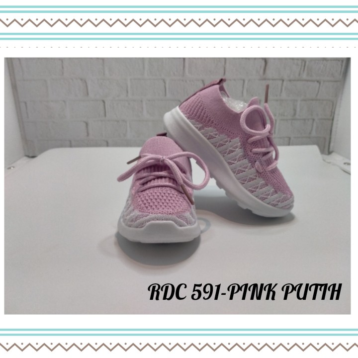 BAYAR DITEMPAT (COD)-SEPATU IMPORT ANAK BABY RAJUT ELASTIS MODEL KAOS KAKI RDC 591 22-27