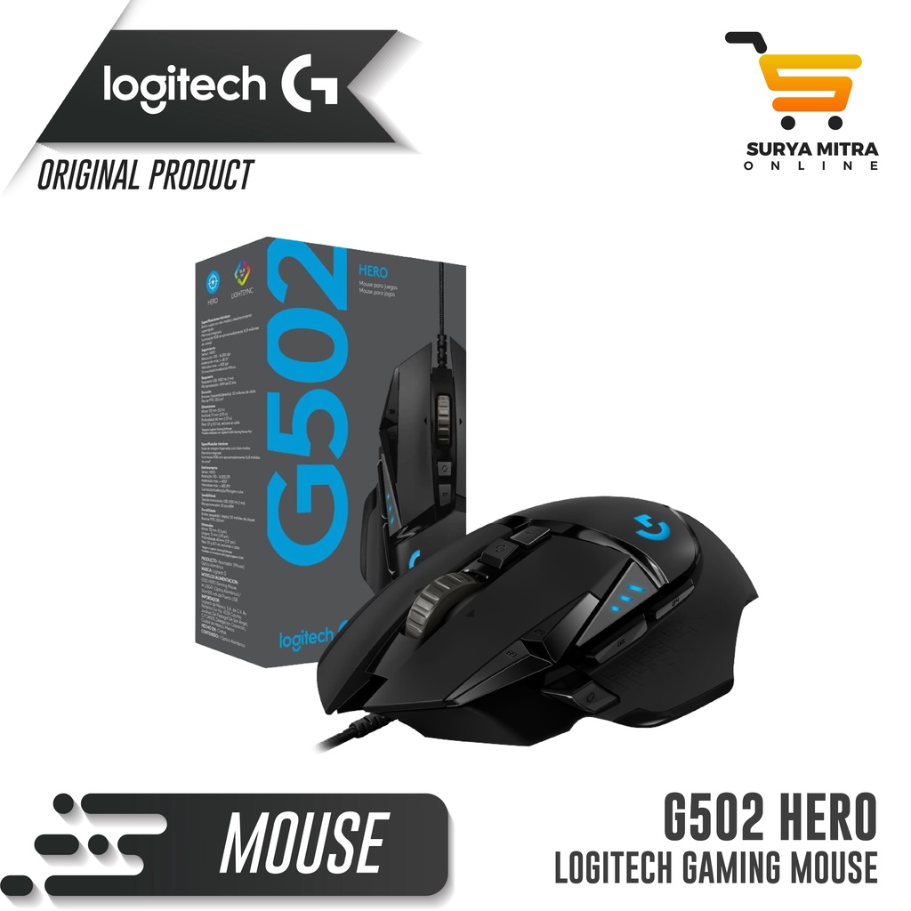 Mouse Gaming Logitech G502 Hero