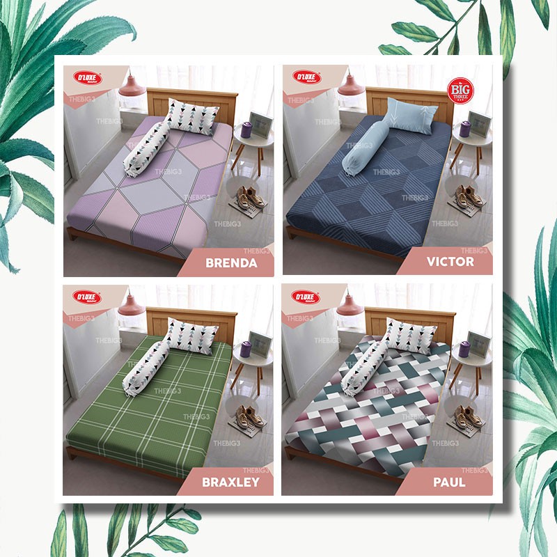 Sprei KINTAKUN 120x200 motif Spongebob Puzzle Aurelia Fleur Kenzo Caroline Albany Aalborg Agnesia Braxley Brenda Paul Graciela Victor Arnita 120 Single SP