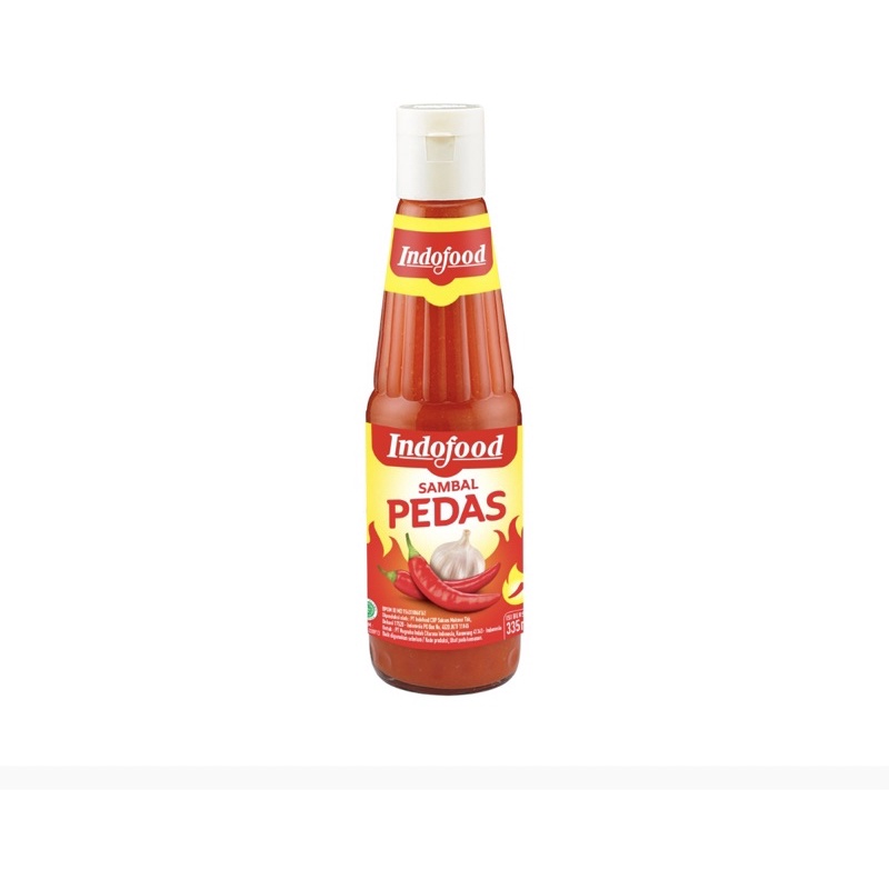 

indofood pedas botol beling 335ml
