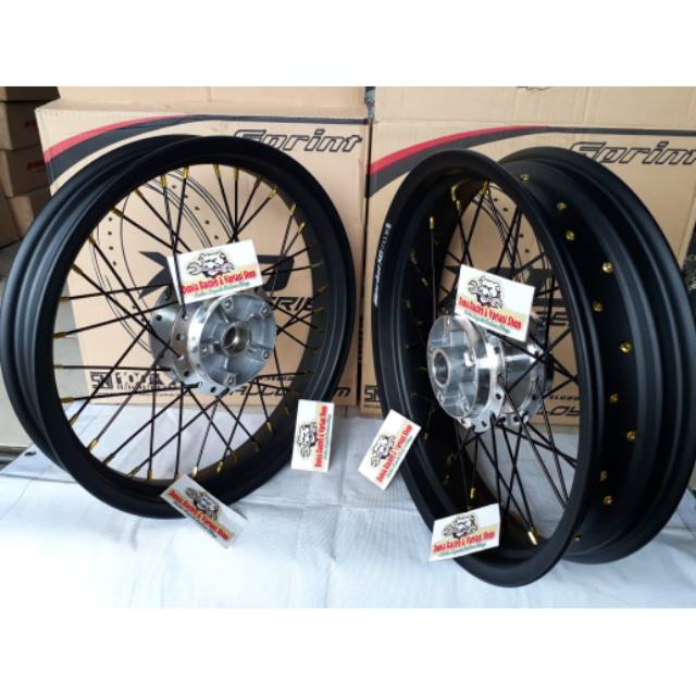 Paketan Velg Pelek 250 300 Vixion new Vixion old Mx King Rx king MX new Jupiter MX lebar sama stel