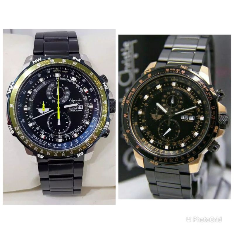 Jam tangan pria Alexandre Christie AC 6476 AC6476 original resmi