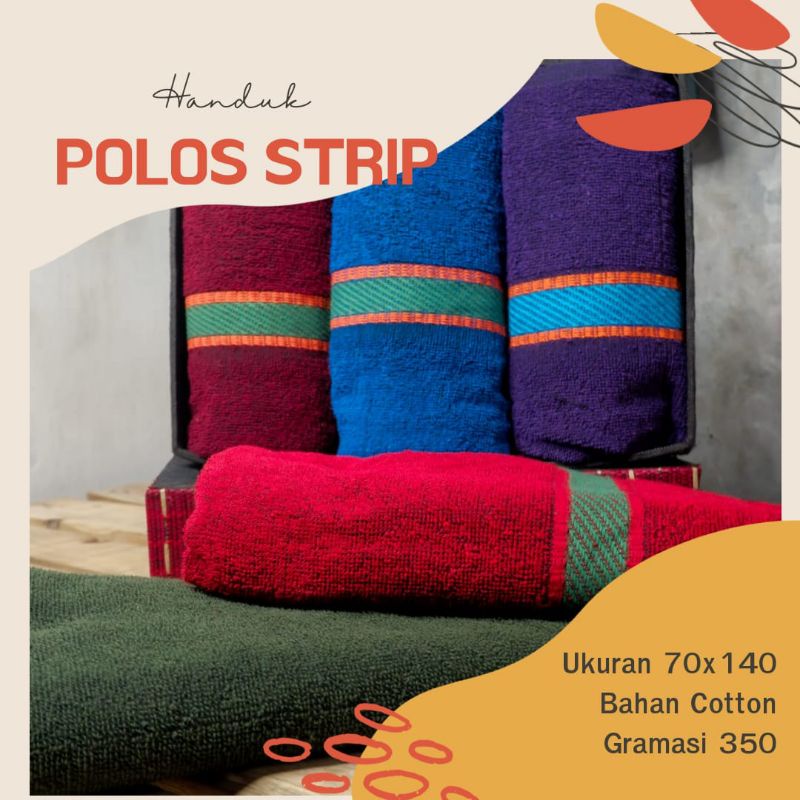 Handuk Mandi Dewasa Strip Polos Tebal Jumbo Ukuran 70×140 Handuk Mandi Jumbo Handuk Mandi Gucci Polo