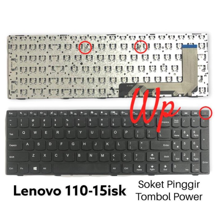 Keyboard Ideapad 110-15ISK 110-17ACL 110-17IKB 110-17ISK