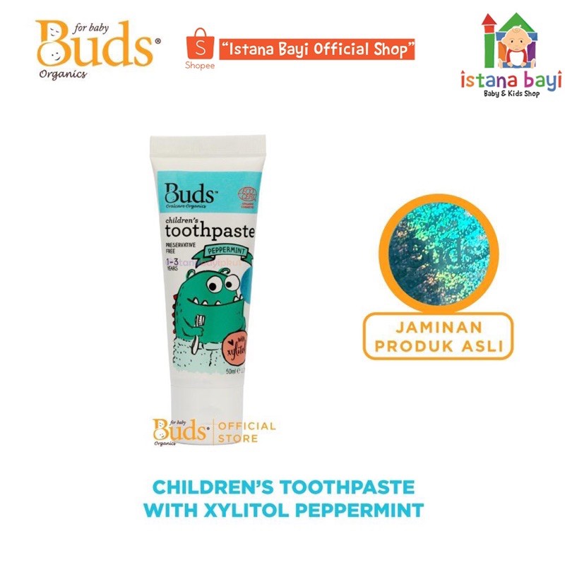 Buds Organics Toothpaste xylitol - Pasta gigi Bayi